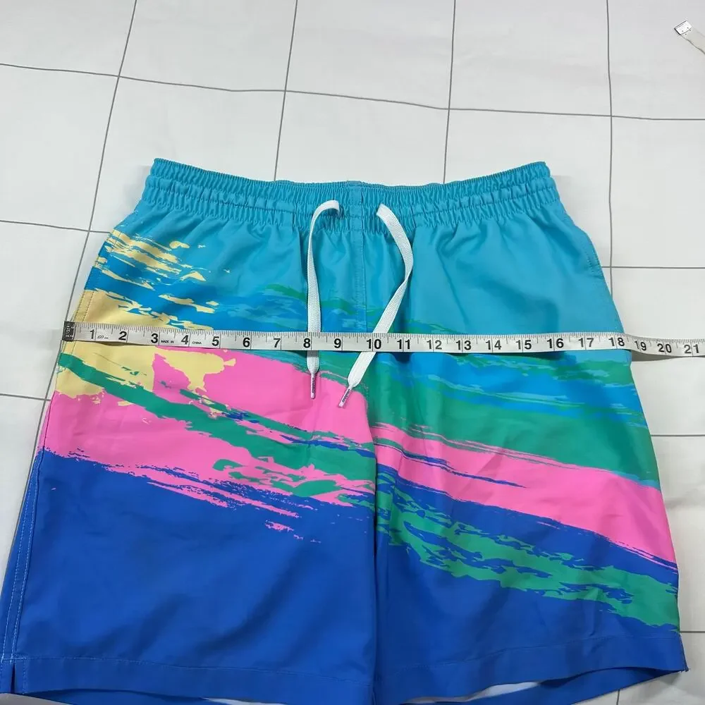 Chubbies Swim Shorts Mens Medium Blue Day Rockets 7
